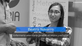 Beatriz estudia enfermería veterinaria general, ecuestre y exóticos en MasterD Zaragoza Beatriz estudia enfermería veterinaria general, ecuestre y exóticos en MasterD Zaragoza