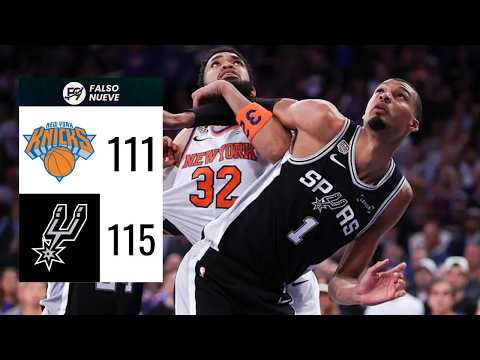 🏀 SAN ANTONIO SPURS DE VISITA VENCE 115-111 A NEW YORK KNICKS POR NBA - FINAL - JUEGO 3 🔴