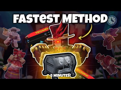 SOLO Showtime Crates GRIND in 8 Minutes! (Battlepass Strategy Too! Guide) (TDS Roblox)