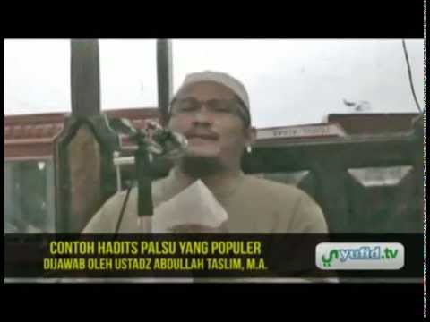 Contoh Hadits Palsu Populer