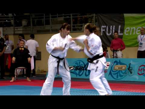 WKO EC 2016, women 55 60 kg, Inga Mikstaite LTU   Anett Leiter HUN 18