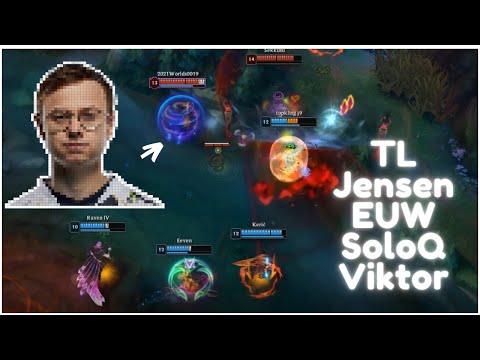 TL Jensen showing off on Viktor in EuW Pre Worlds SoloQ