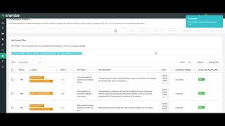 Typical Filters: Compliance Analysis Module