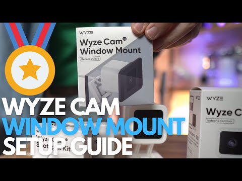 Wyze Cam V3 Window Mount - Easy Setup Guide. All Steps