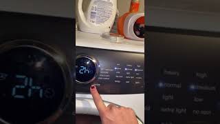Newer Electrolux Front load wash machine-delay setting