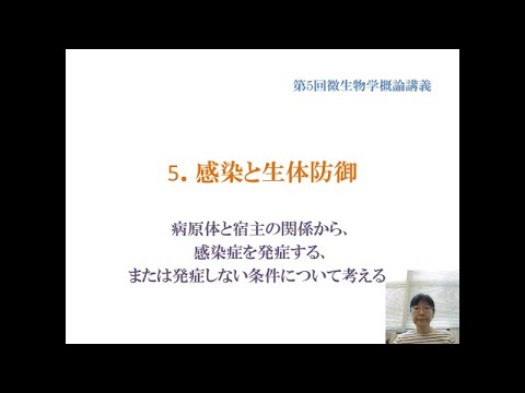 看護学科 感染と生体防御（村井美代 教授）