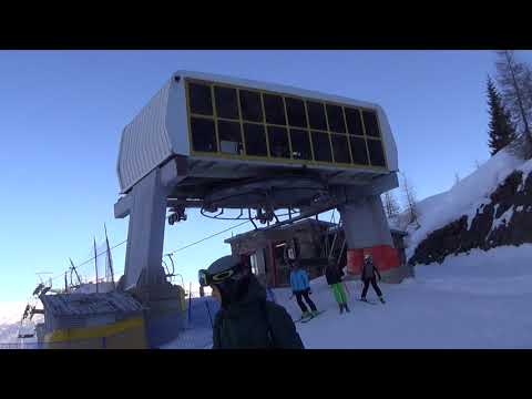 Risalita integrale seggiovia Doppelmayr "Quadrifoglio" - Aprica (SO) / Sessellift / Chairlift / 缆车