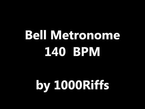 Bell Metronome : 140 BPM - Beats Per Minute
