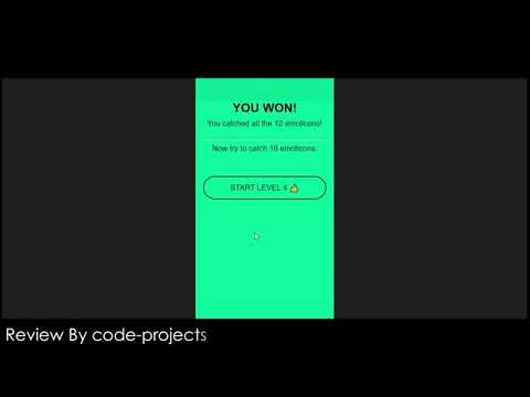 Catch The Emojis Game In Javascript With Source Code Source Code Projects