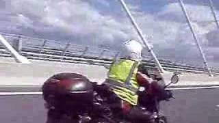 preview picture of video 'CX500 RIdes the Millau Viaduct'
