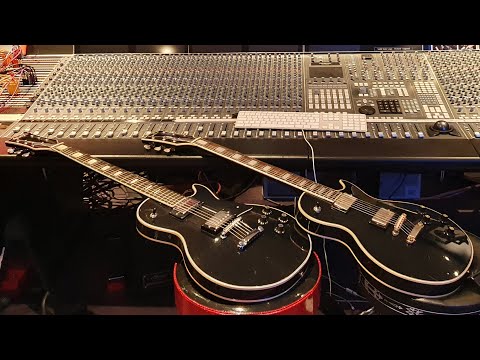 Vintage 70's FujiGen Les Paul Custom with Gibson 