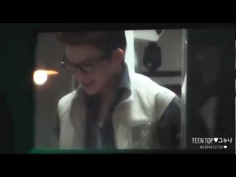 TEEN TOP(직캠) 120524.동아방송대 ♥ 까르륵~진동 벨트랑 노는 창현이_by그누나