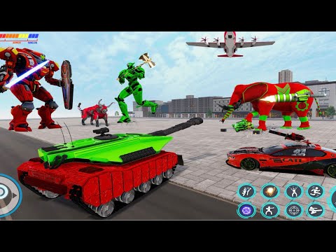 🐘 Epic Elephant Robot Car Transformation! 🚗 City Battle & Modern Robot War 