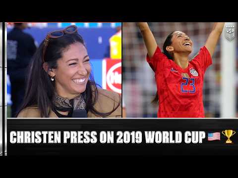 USWNT Legend Christen Press Gets Honored Ahead of USA vs Paraguay 👏