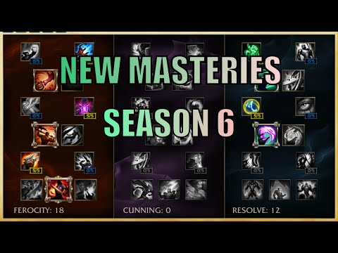 The New Masteries - Preseason 6 Riven Guide #1