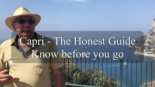 Capri the honest guide know before you go