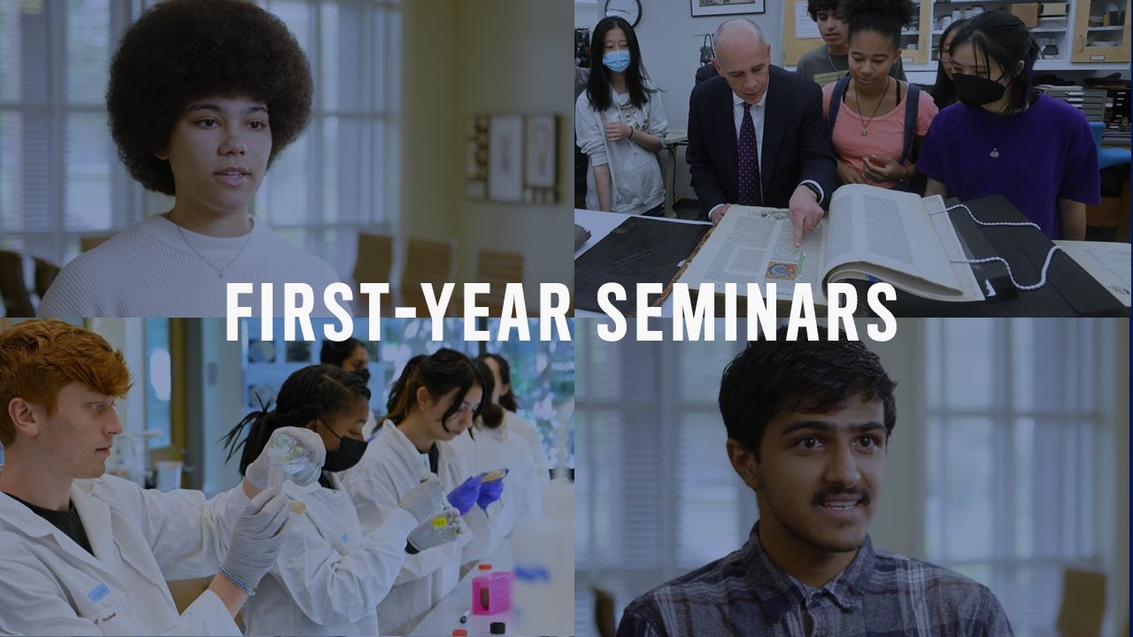 Youtube Video thumbnail for First-Year Seminars at Johns Hopkins University Video