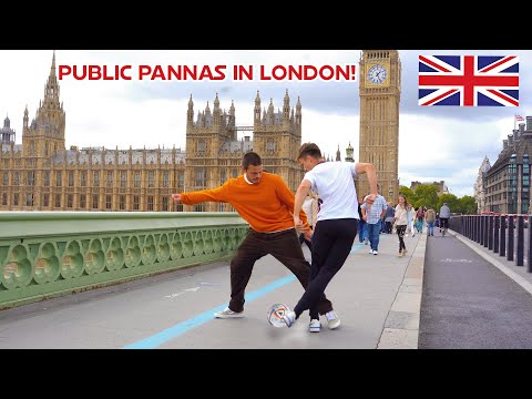 INSANE Public Pannas in London! 50+ Crazy Nutmegs!