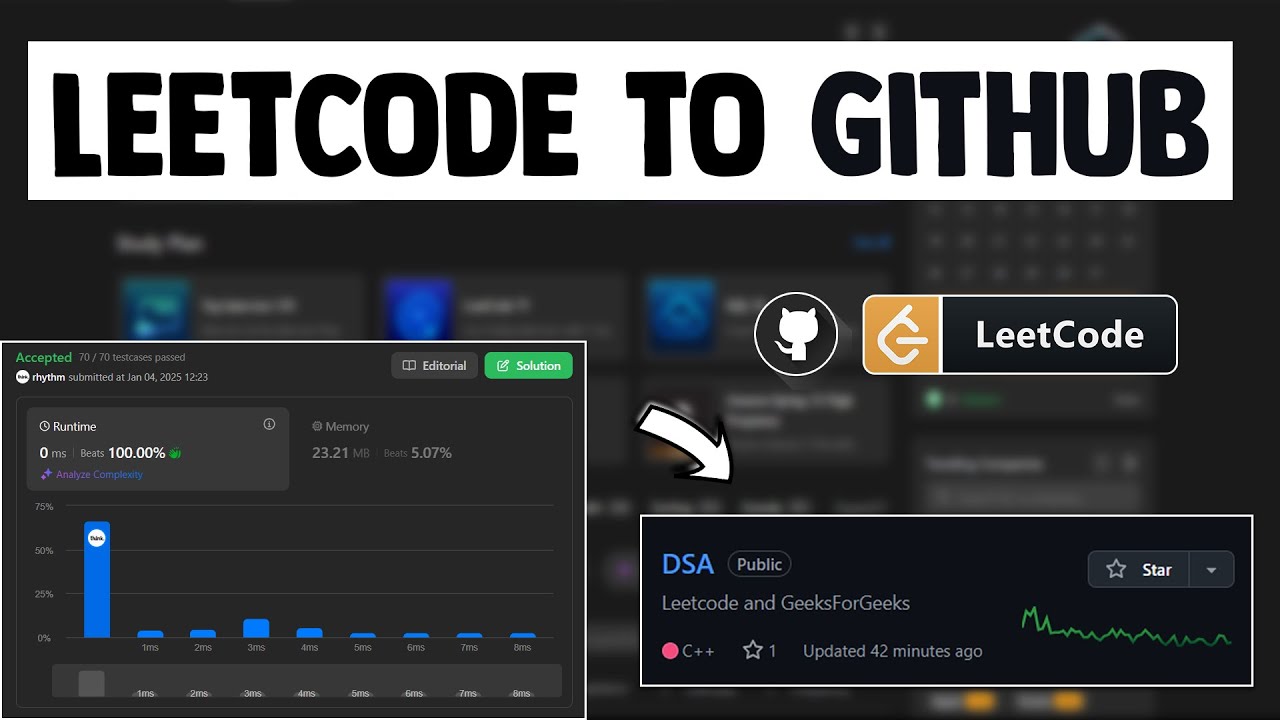Sync Leetcode with GitHub 😍🚀 || Leetcode