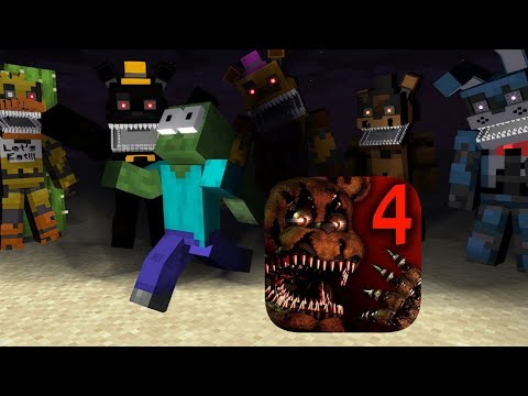 FNAF 4 HORROR MINECRAFT CHALLENGE! | Mizzi Animation