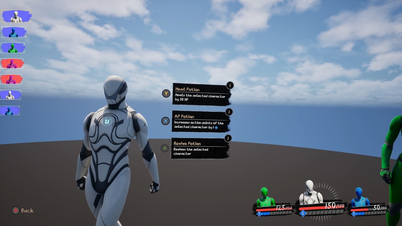 Video thumbnail for Building Reactive Turn-Based RPG Template for FAB - Battle Items | Devlog #13