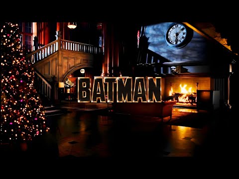 Batman |🎄 Silent Night 🎄| Wayne Manor | Ambient Soundscape (10 HOURS)