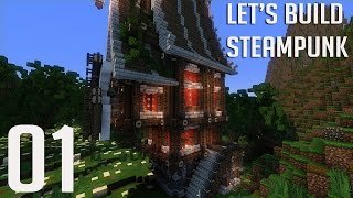 preview picture of video 'Minecraft - Let's build Steampunk [EP.1-FR]'