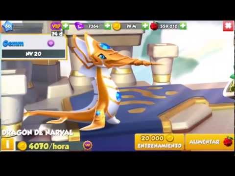 How to breed Narwhale Dragon - Dragon Mania Legends