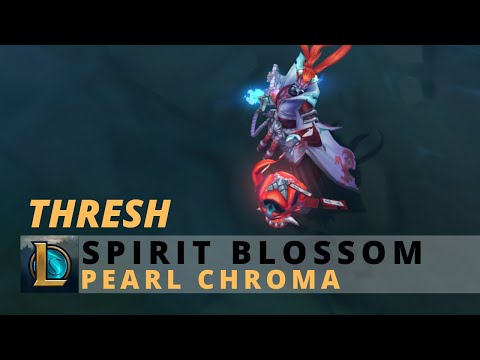 Spirit Blossom Thresh Pearl Chroma - League Of Legends