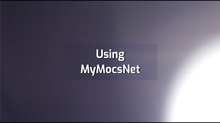 Online Orientation Session #4: Using MyMocsNet