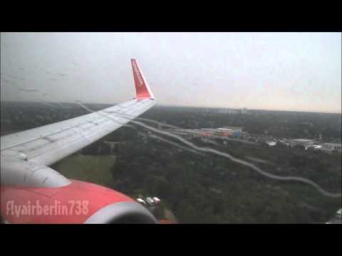 airberlin 737-700 | Soft landing at Hamburg Airport | D-AHXB