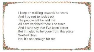 Highwater Rising - Wasted Days Lyrics