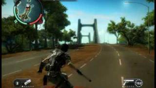 preview picture of video 'Just Cause 2-Course poursuite'