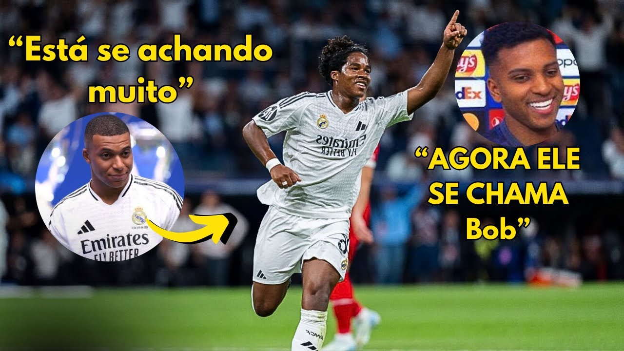 POLÊMICA! Rodrigo rasga o verbo sobre Endrick, MBAPPÉ está irritado com Endrick