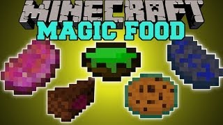 Minecraft: MAGIC FOOD (TONS OF FOOD WITH MAGICAL POTION EFFECTS!) Mod Showcase
