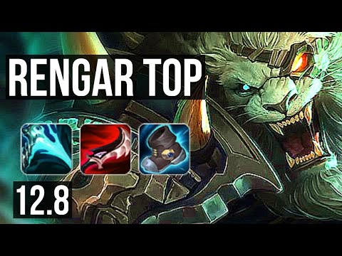 RENGAR vs SWAIN (TOP) (DEFEAT) | Rank 2 Rengar, 3.5M mastery, 1200+ games | KR Challenger | 12.8