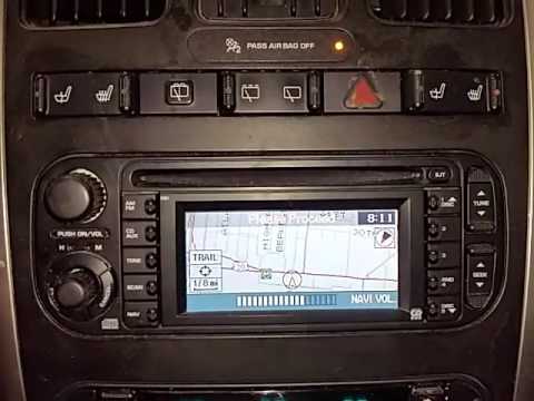 CB0109 - 2005 Chrysler Town & Country - Radio Screen