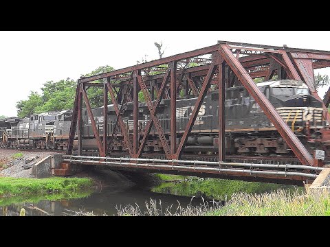 NS Intermodal Train & Scenes Around Yellow Breeches Creek