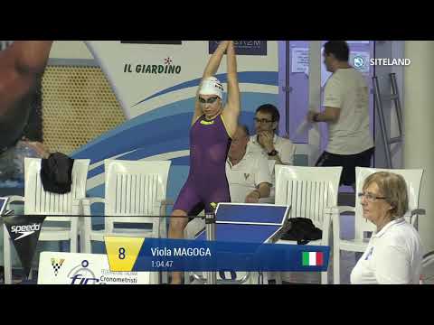 100 Dorso  Ass. Femminile Agoniste (Finale) - 23 Memorial Internazionale Chiara Giavi