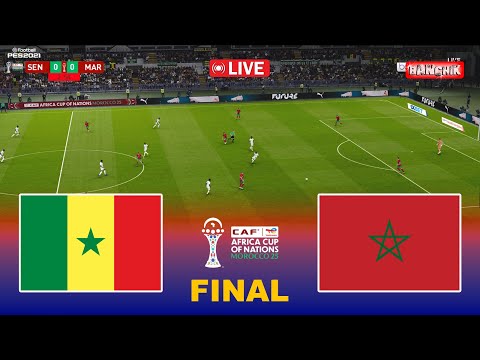 🔴SENEGAL vs MOROCCO - Africa Cup of Nations 2025 Final | Pes 21 Simulation Gameplay