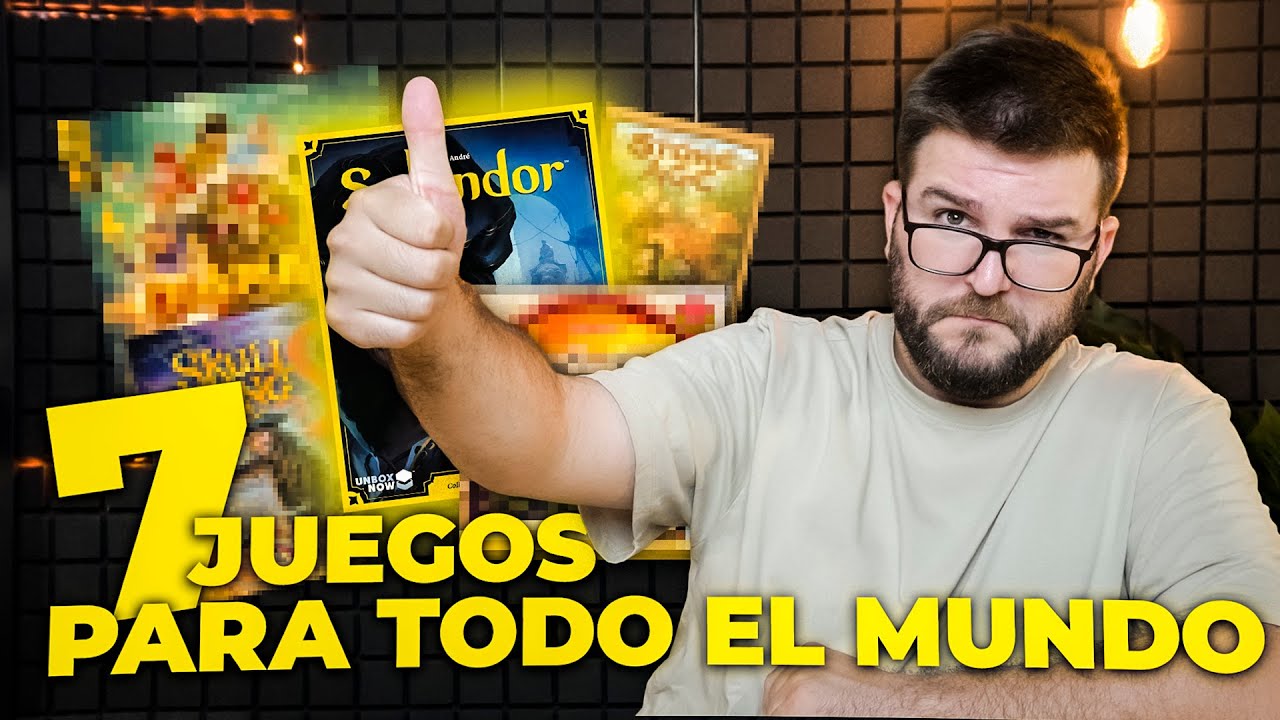 Los MEJORES JUEGOS DE MESA para TODO EL MUNDO | TOP 7