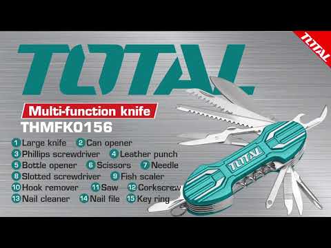 Features & Uses of Total Multifunctional Knife 15 Functions