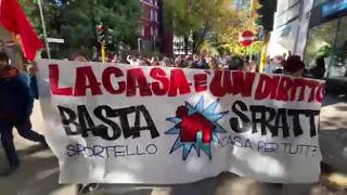 Sciopero, il corteo di protesta per le strade e le piazze di Trento