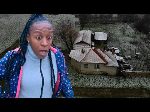 BIG PROBLEM!? First snow at our rural Bulgarian farmhouse 