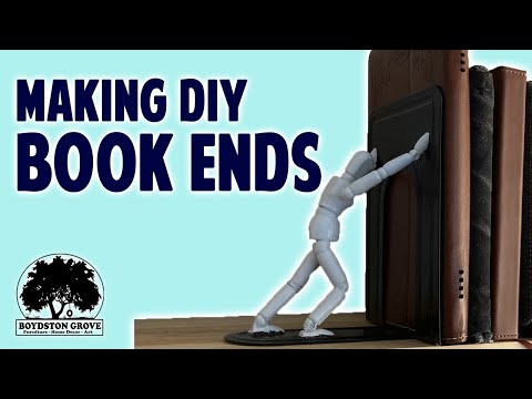 How To Make DIY Bookends // Easy Craft Idea!!
