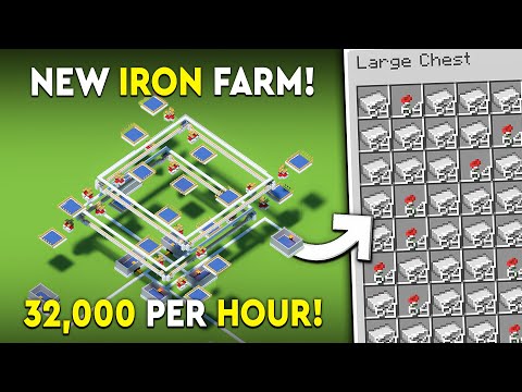 Insane! Ultimate Iron Farm Tutorial - 32K P/HR!