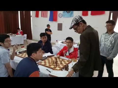 Incident Azarya Jodi Setyaki (Indonesia) vs Tin Jingyao (Singapore), Asian Zonal 3.3 Tagaytay 2017