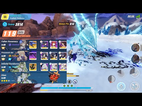 HI3 SEA - [Redlotus Exalted Abyss] Andrius (Lightning) (D392) 814 Pts - FR, PV, IO (S0) + Klein *3