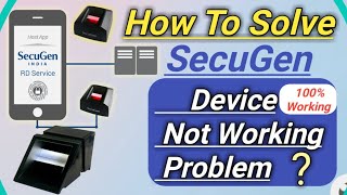 How To Solve Secugen Hamster Pro 20 Not Working Problem !