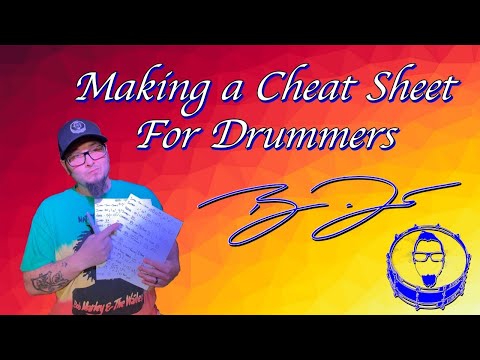 MAKING a CHEAT Sheet For DRUMMERS